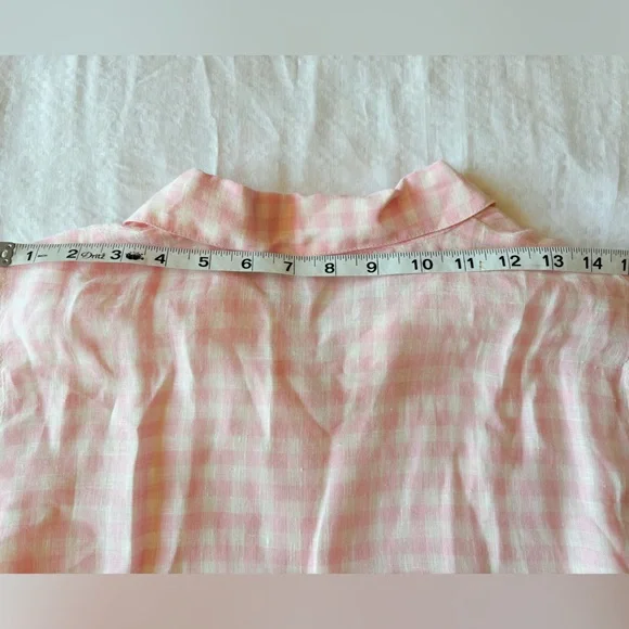 CP Shades Linen Gingham Top - Picture 10 of 12